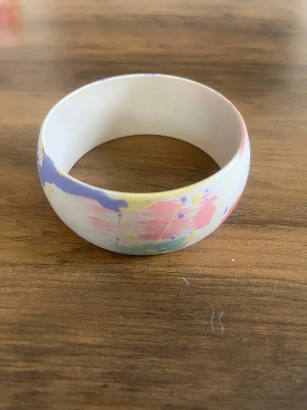 White Splash Pattern Smart Wristband Bracelet